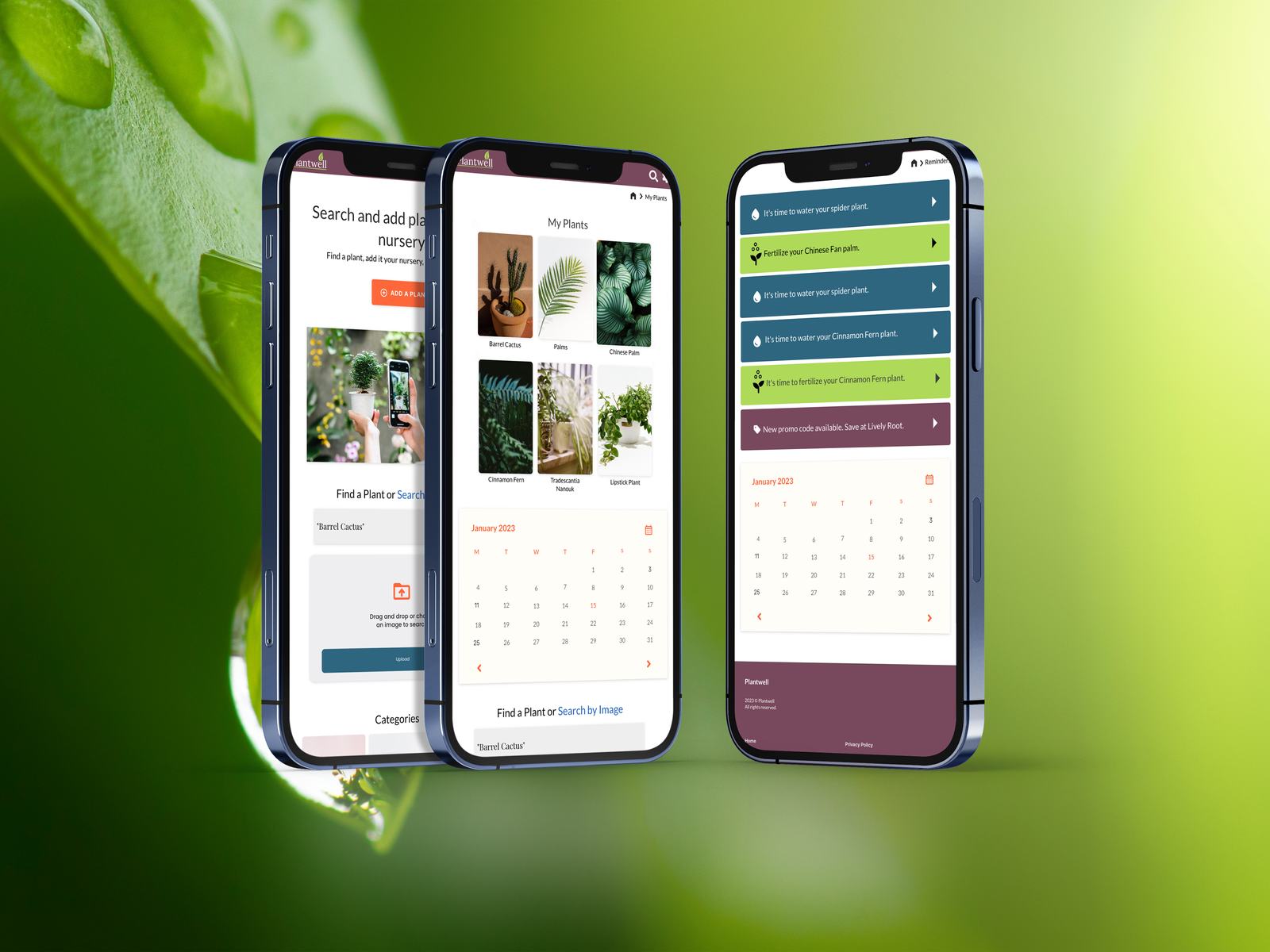A redesigned user experience and UI interface for the Plantwell app.
                UX wireframing, usability testing, UI design, UX writing, and user flows.